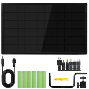 Nieuwe D20-6 High Conversion IBC Gehard Glas Mono Zonnepaneel DC 12V Zonnesysteem met Ingebouwde Batterijen en MPPT Controller - Product Image 6