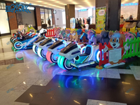 Moto Anti-Collision commerciale de parc d'attractions pour enfants, grande moto Prince à vendre