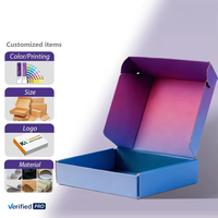 Boîte d'emballage carrée de luxe conçue pour les cadeaux et les produits de vente au détail, utilisant un matériau ondulé durable, une insert en mousse et une impression UV