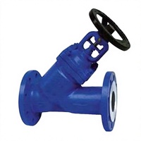 Vannes à soupape de coupure à soufflet en acier moulé DIN PN16 PN25 PN40 de type Y, haute température, OEM, à bon prix