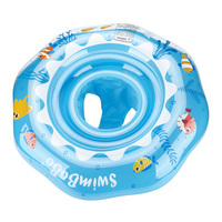 Swimbobo Offre Spéciale : Bouée de Bain Gonflable en PVC pour Bébé, Jouet Aquatique, Siège Flottant Portable pour Enfants, Bleu Océan, Idéal pour l'Été