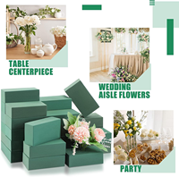Mousse florale éponge de fleur d'avantage pour mettre des fleurs dedans
