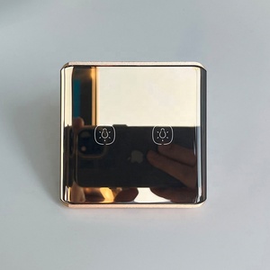 Interruptor de Pared Inteligente de 2 Botones, Compatible con <span class=keywords><strong>Smart</strong></span> Life, 16A, Zigbee 3.0, WiFi, Control Táctil, Cristal Templado Curvo, Sin Neutro, para Hogares Inteligentes (UE/RU) - Product Image 5