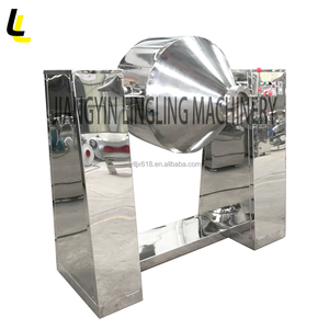W bentuk kerucut ganda Mixer bubuk putar pencampur baja tahan karat vertikal untuk Bumbu rempah bubuk - Product Image 2