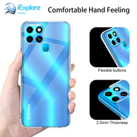 Xiaomi mijia — coque de téléphone imilix SMART 6, étui transparent, cristal souple en TPU, avec point résistant aux empreintes digitales, 2mm