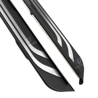 2 marchepieds latéraux en alliage d'aluminium pour Toyota RAV4 2020-2025, forte capacité de charge, protection de la carrosserie, surface antidérapante