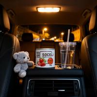 Soceli 120g Désodorisant de voiture écologique en plastique, style moderne, solide, longue durée, pour l'intérieur du véhicule, type liquide