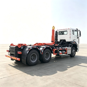 รถบรรทุกขยะ Sinotruk HOWO 6x4 แบบตะขอเกี่ยวพร้อมถังขยะแบบถอดได้สำหรับขาย - Product Image 2