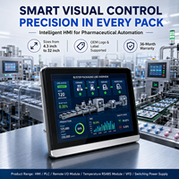 Mochuan 7 İnç Rs485 Endüstriyel Gömülü Lcd Hmi Operatör Paneli Modbus Kontrolü ve Görüntüleme için Dış Mekan Dokunmatik Ekran Monitörü