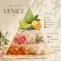 Huile Essentielle Parfumée Fruité-Floral Venise : Melon, Citron, Rose, Musc Blanc – Huile Aromatique pour Machine à Parfum Commerciale OEM ODM Musc Blanc