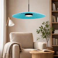 Plafonnier LED moderne en feutre PET (3500K) avec protection oculaire Ra90, design lustre européen pour la maison et le bureau