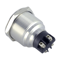 ONPOW GQ25L-11/12 V/S interrupteur à bouton-poussoir En Métal dia.25mm