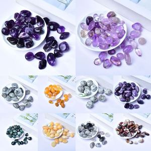 Feng Shui estilo cristal cae amatista natural cuarzo rosa caído gravas impresas con láser con materiales mixtos pulidos - Product Image 2