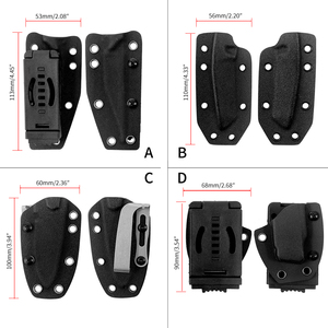 ซองใส่มีด Kydex แบบหนีบเข็มขัดสำหรับ OEM ปรับแต่งได้ ใช้กับมีดพกพา EDC สำหรับตั้งแคมป์ - Product Image 4