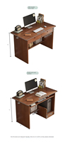 Bureau d'ordinateur moderne et minimaliste, table d'étude pour étudiants, table de travail pour petit appartement, chambre ou bureau