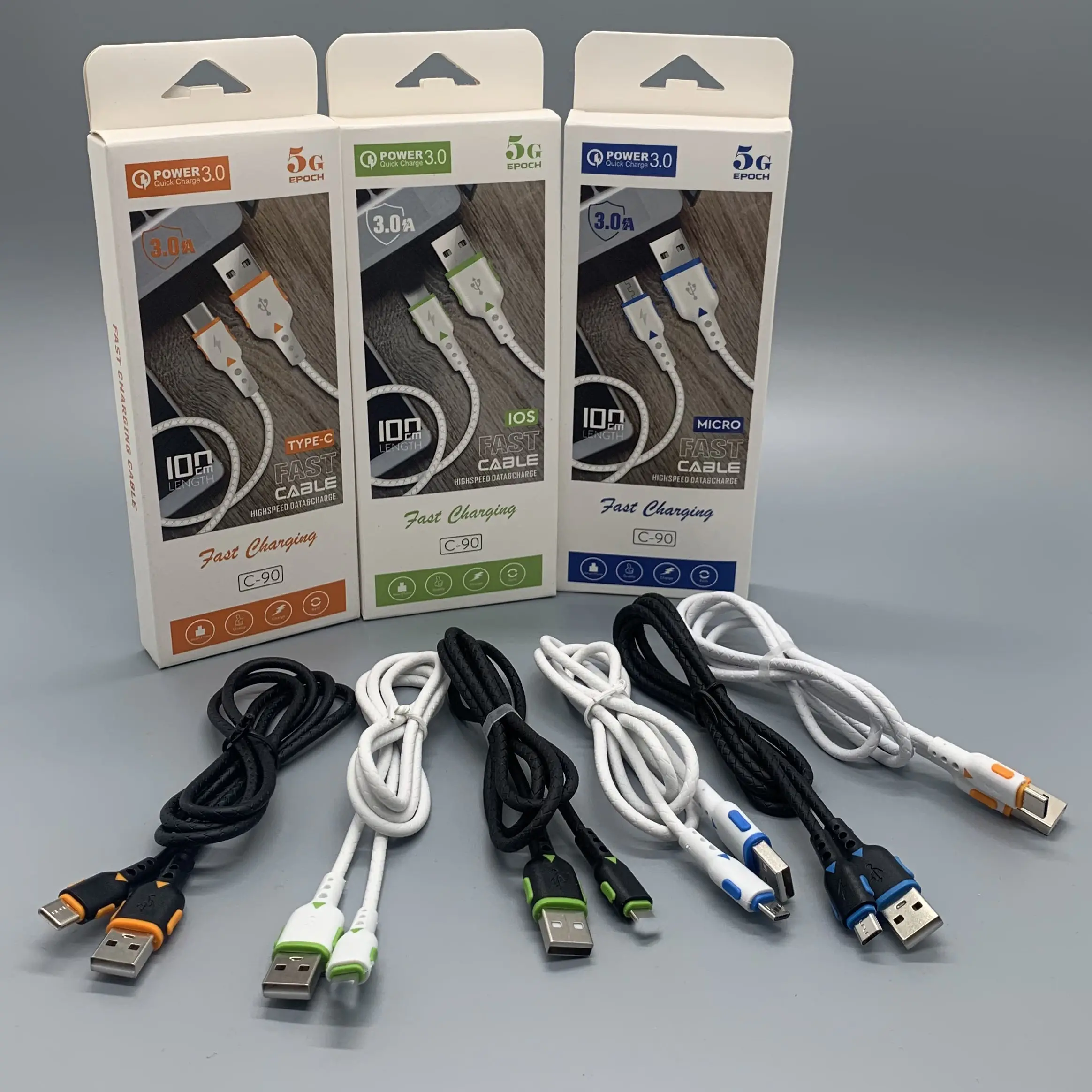 Рекламные кабели для передачи данных, быстрая зарядка Type C, Micro Usb кабель для Apple, зарядный Дата-кабель