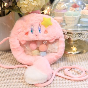 Hecion thời trang túi trường món quà sinh nhật mềm Fluffy <span class=keywords><strong>Kirby</strong></span> 2 màu sắc sang trọng túi <span class=keywords><strong>20</strong></span> cm trẻ em trẻ em ba lô Vai Túi - Product Image 1