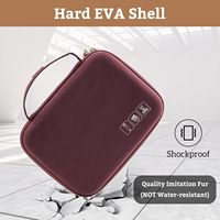 Étui de voyage rigide en EVA personnalisé pour tondeuses à cheveux, accessoires de coupe, organiseur de tondeuses, rangement, protection de rasoir, kits de toilettage