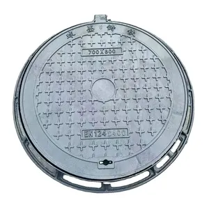 Heavy Load Ductile Iron Manhole Cover Used of a Drainage System Customize Various Sizes
