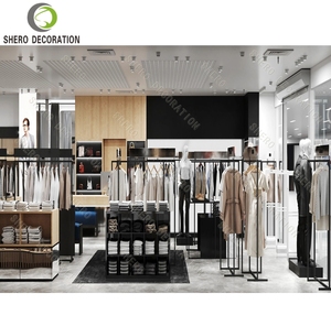 Diseño interior personalizado para tiendas de ropa, expositor metálico para ropa, soporte duradero para exhibir prendas, muebles para tiendas de ropa. - Product Image 2