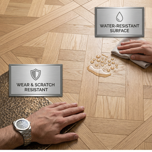 Planches de <span class=keywords><strong>parquet</strong></span> en chêne modulaires modernes, durables et élégantes, revêtement de sol en bois d'ingénierie pour intérieur, provenant d'une <span class=keywords><strong>entreprise</strong></span> du Guangdong - Product Image 4