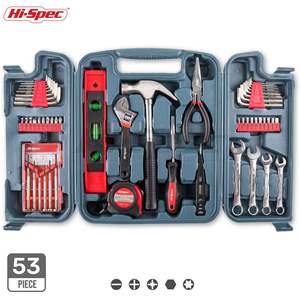 Juego de Herramientas de Alta Calidad de 53 Piezas en Caja de Acero al Carbono para Mantenimiento del Hogar, Oficina y Renovaciones - Product Image 2