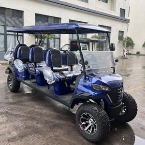 รถกอล์ฟไฟฟ้า 5-6 ที่นั่ง 4 กิโลวัตต์ มอเตอร์อเมริกัน ความเร็ว 30 กม./ชม. สีสั่งทำพิเศษ รองรับ OEM - Product Image 4