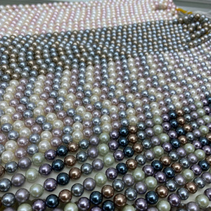 4mm 6mm 8mm 10mm 12mm Multi Colors Jewelry Imitation Shell <strong>Pearl</strong> <strong>Beads</strong> , Through Hole Premium Imitation Shell <strong>Beads</strong> - Product Image 3