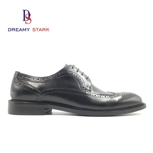 Chaussures Oxford de luxe vintage faites à la main pour hommes, design perforé au laser, collection automne, logo personnalisé, vente directe fabricant, grossiste - Product Image 4