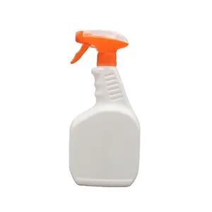 750ml Plastic HDPE Trigger Spray Bottle With All Plastic Spray Gun