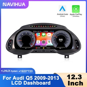 Navihua OEM <b>Car</b> Upgrade LCD <b>Digital</b> Dashboard <b>for</b> Audi Q5 2009-2013 Instrument Cluster <b>Speedometer</b> Linux Carplay - Product Image 1