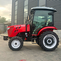 Fabricant de chargeurs de tracteurs agricoles 4x4, mini-tracteurs diesel compacts de Chine, tracteurs de 50 CV et 60 CV, excavatrices et pelles rétrocaveuses