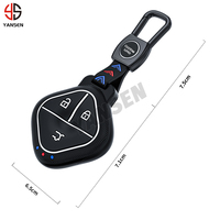 Coque de protection de clé à distance en silicone ABS pour Wuling Air Yep EV E100 630 510 530 730 610 accessoires porte-clés