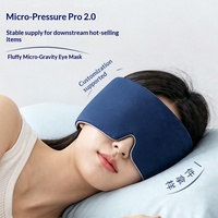Masque de sommeil à gravité pondérée avec LOGO personnalisé Masque pour les yeux 3D occultant Masque pour les yeux respirant