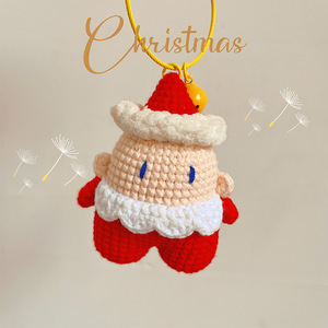 Llavero <span class=keywords><strong>de</strong></span> Algodón Hecho a Mano Creativo <span class=keywords><strong>de</strong></span> <span class=keywords><strong>Navidad</strong></span> <span class=keywords><strong>de</strong></span> 13 cm, Regalo <span class=keywords><strong>de</strong></span> Ganchillo para Compañeros <span class=keywords><strong>de</strong></span> Clase - Product Image 5