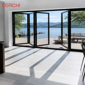 Puertas Plegables de Aluminio y Vidrio para Patio Exterior con Diseño de Acordeón para Balcón - Product Image 3