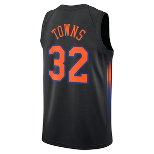 2025 Hommes New <span class=keywords><strong>York</strong></span> # Maillots de basket personnalisés 32 Towns, chemises brodées, uniformes pour jeunes, vêtements de sport avec logo - Product Image 4