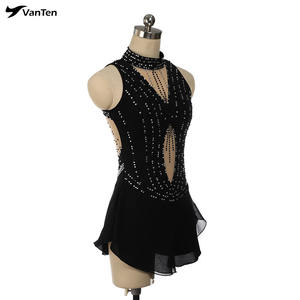 Vestido de patinaje artístico Ropa de baile en barra Traje de baile latino para niñas Vestidos de <span class=keywords><strong>patinadora</strong></span> Trajes de baile de patinaje de competición - Product Image 3
