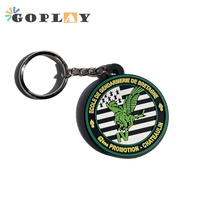 Porte-clés en caoutchouc souple personnalisé pas cher pour vélo, cadeaux promotionnels, porte-clés en caoutchouc de dessin animé à la mode, connecteur en PVC