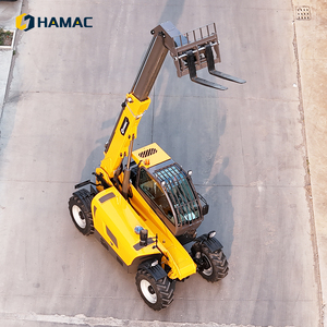 Chariot télescopique tout-terrain HAMAC 4x4, hauteur de levage 18m, moteur diesel, mât hydraulique à trois sections - Product Image 5