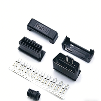 تجميعة أسلاك السيارات IATF16949 من نوع TE 16P DJ7163 OBD II OBD 2 ذكر وأنثى