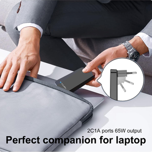 휴대용 110V/220V AC 전원 20v 3.25a 65w 유형 c 노트북 어댑터 충전기 USB c 범용 Ac 여행 어댑터 전원 공급 장치 - Product Image 6