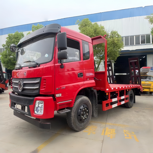 Camion <span class=keywords><strong>de</strong></span> <span class=keywords><strong>transport</strong></span> à plateau plat Dongfeng K6 4x2 avec rampe hydraulique, camion porte-voitures, transporteur <span class=keywords><strong>de</strong></span> véhicules lourds pour l'exportation - Product Image 3