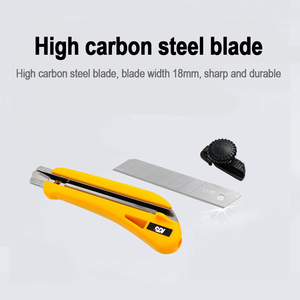 Cuchillo Multiusos SDI de 18 mm, Hoja de 60 Grados, Bloqueo de Trinquete, Cortador Multifuncional para Oficina, Hogar, Industria y Bricolaje 3051C - Product Image 5