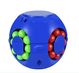 Wholesale Rotating Magic Bean Toy Creative Gift For Kids Mold For Magic Bean Cubes Anti stress Rotating Gyro Spinner Toys