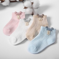 Meilleures chaussettes pour bébé, chaussettes à motifs de dessins animés, été, printemps, automne, fines, respirantes, en maille, pour nouveau-nés, tout-petits, courtes, 0-3 mois, sans couture