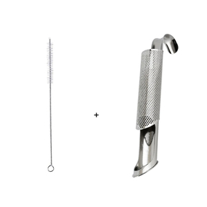 Set di 2 Infusori per Tè con Spazzola, Filtri in Acciaio Inox per Tè Sfuso, Filtro da Viaggio con Manico Lungo per Tè e Caffè - Product Image 4