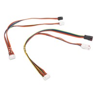 Kabel Adaptor Satu-ke-Dua Hub 4-Pin Pendingin Kipas Motherboard Casing Komputer Kabel Datar Tahan Air Tembaga Terminal