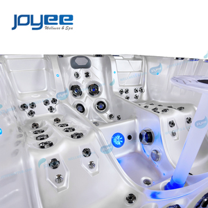 Joyee Châu Âu 3 Người Sang Trọng Ngoài Trời Bồn Tắm Thủy Massage Balboa Spa Hottub Máy Bay Phản Lực Bồn Tắm Nóng Spa Hottub Spa Ngoài Trời Với Loa - Product Image 5