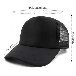 Gorras Deportivas de Espuma Negras Personalizadas con Logotipo 3D de Alta Calidad, Gorras de Golf Deportivas sin Estructura para Hombre, Gorra Trucker para Papá - Product Image 2